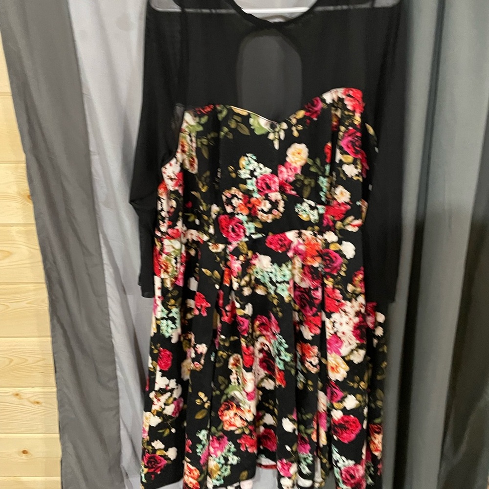Torrid Black Sheer Dress